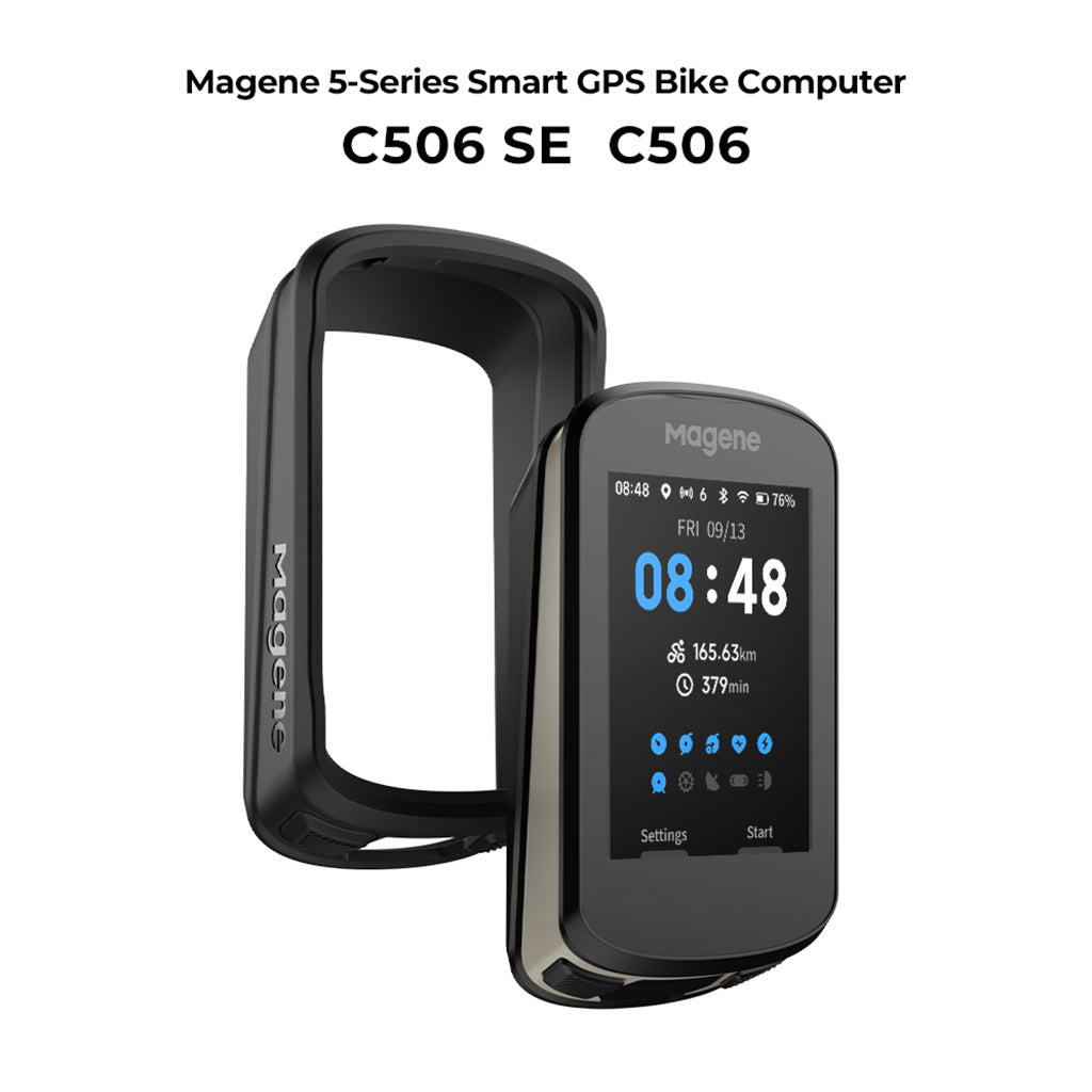 Magene TPU bike computer cover corner protection detail