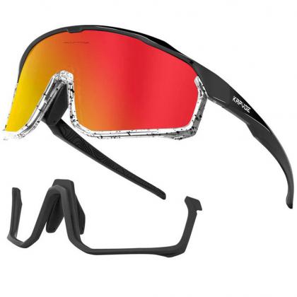 Kapvoe X93 lightweight photochromic polycarbonate hiking glasses