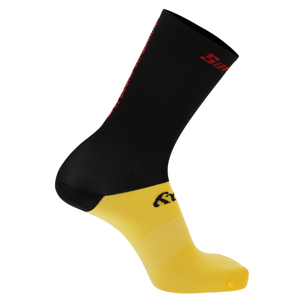 Santini TDF Mur De Huy socks, Print, view 2.