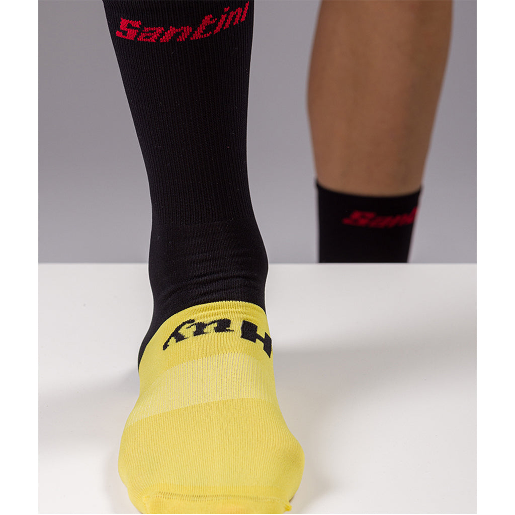 Santini TDF Mur De Huy socks, Print, view 5.