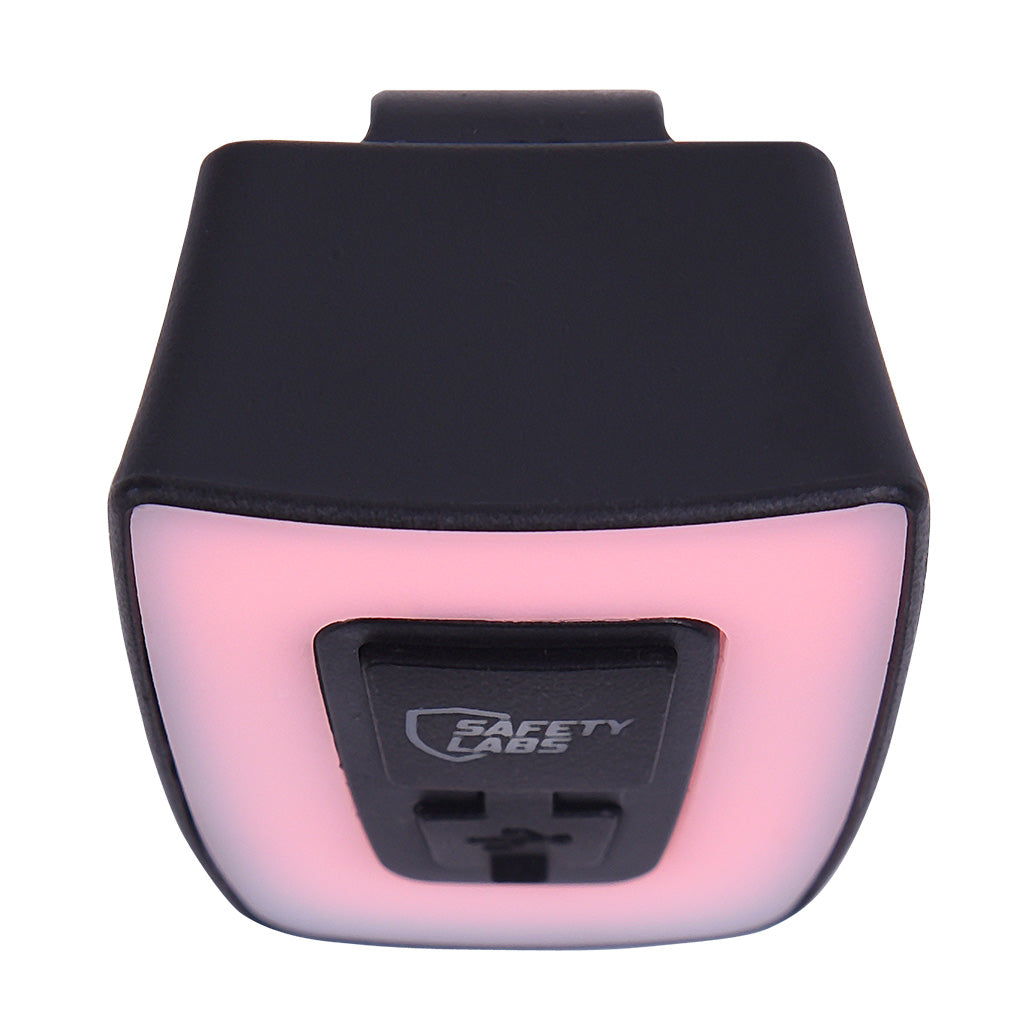 USB rechargeable helmet LED light Safety Labs