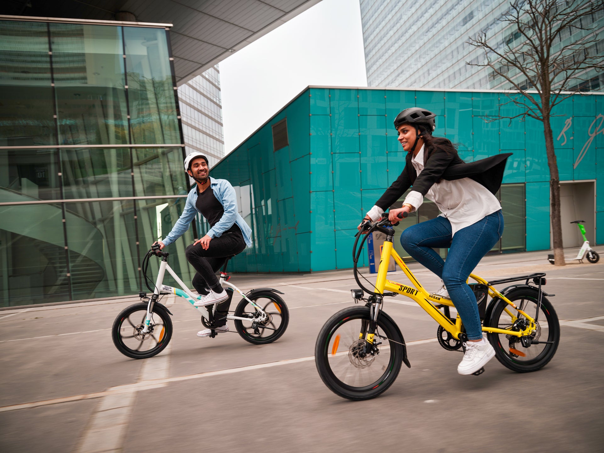 Shop Vaan Urbansport E-Bike (Yellow) Online in India | United By Cycling