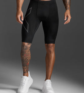 2XU Light Speed Compression Shorts (Black/Black Reflective)