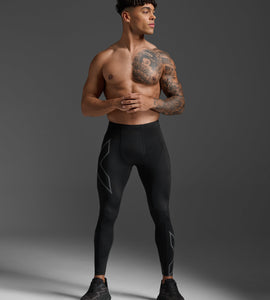 2XU Light Speed Compression Tights (Black/Black Reflective)