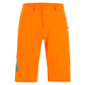 Santini MTB Selva Shorts, Flashy Orange, front view.