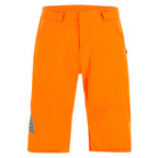 Santini MTB Selva Shorts, Flashy Orange, front view.
