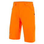 Santini MTB Selva Shorts, Flashy Orange, side view.