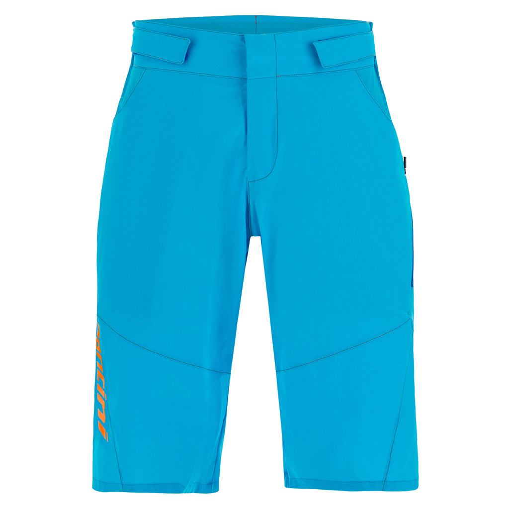 Santini MTB Selva Shorts, Turquoise, front view.