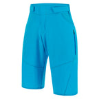 Santini MTB Selva Shorts, Turquoise, side view.