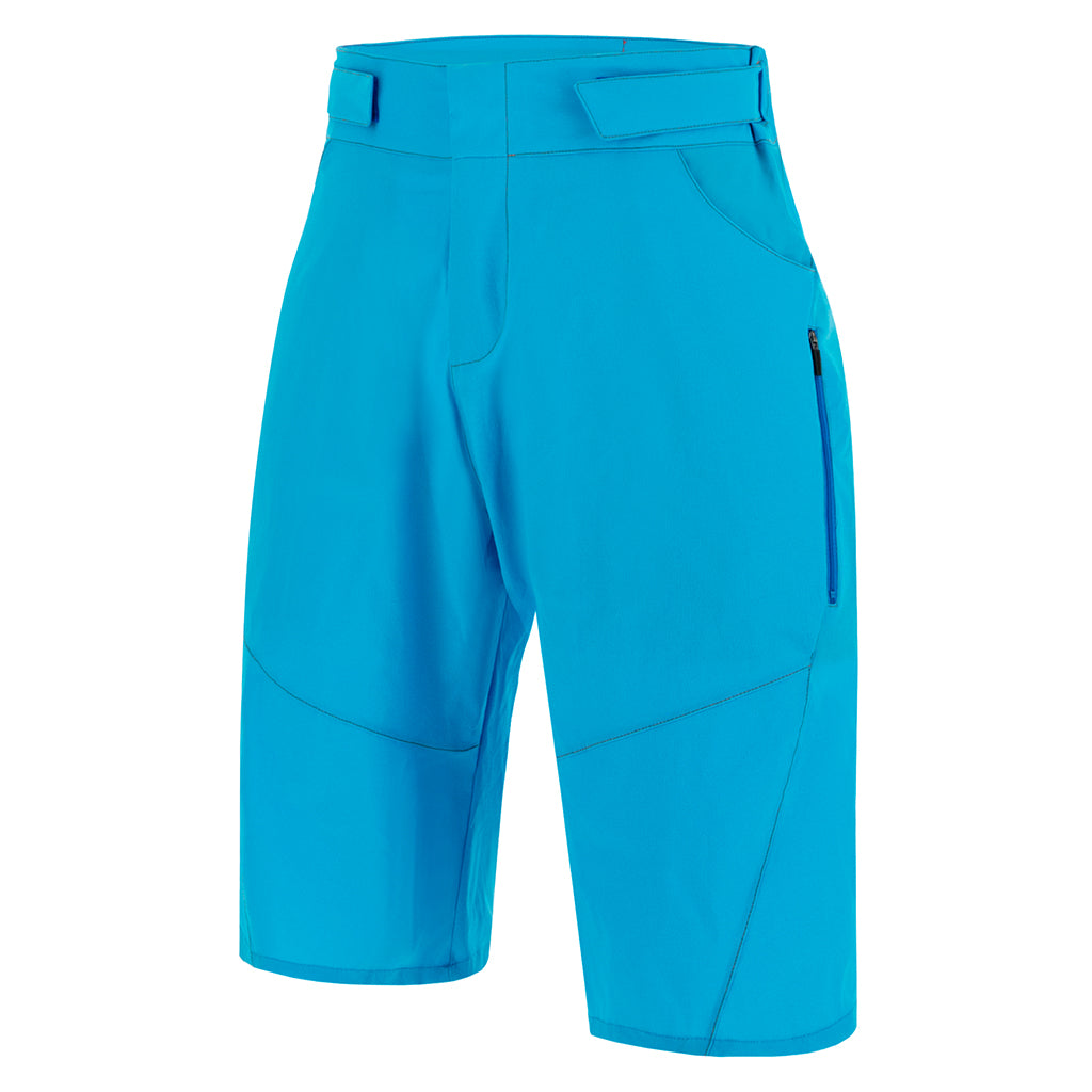 Santini MTB Selva Shorts, Turquoise, side view.