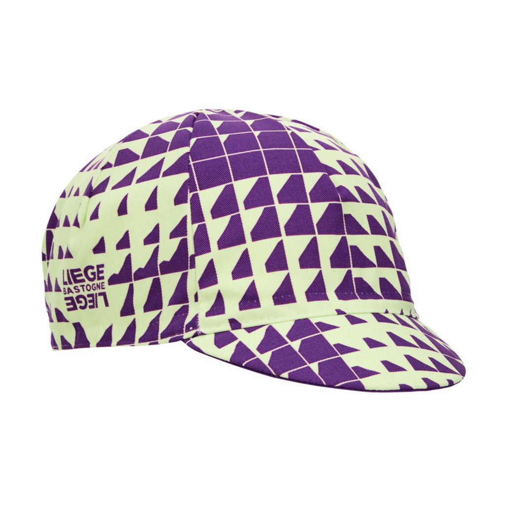 Santini Liege Bastogne Liege cycling cap, detail view.