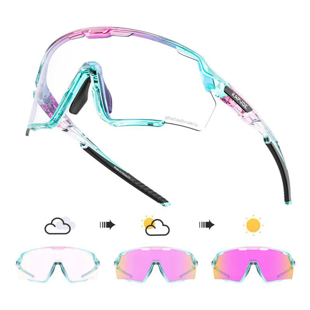 Kapvoe X170 colour frame HD photochromic sports