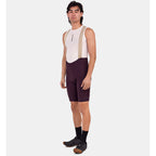 Santini Cargo Bibshorts, Burgundy, pocket detail.
