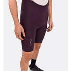 Santini Cargo Bibshorts, Burgundy, reflective back-of-leg detail.