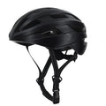 Lightweight black road helmet for endurance riding