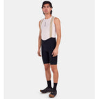 Santini Cargo Bibshorts, Black, pocket and strap detail.