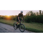 Santini Cargo Bibshorts, Black, reflective back-of-leg detail.