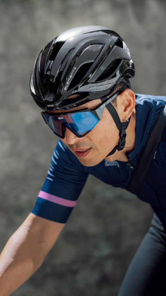 Shop Kask Elemento Road Cycling Helmet Black M (52-58cm) – United By Cycling