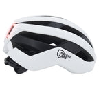 Lightweight white road helmet for endurance riding