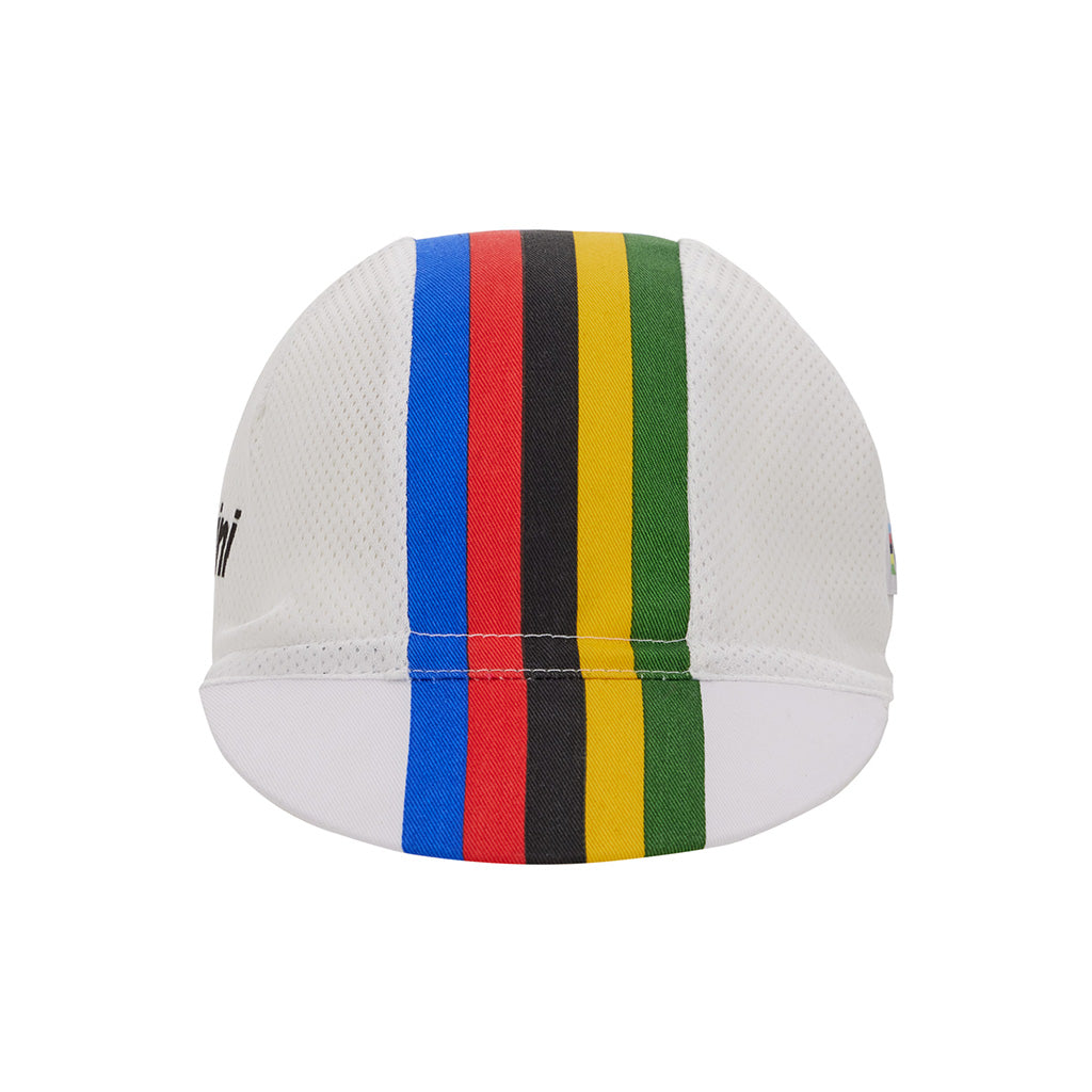 Santini UCI Official World Champion cycling cap, White, view 3.