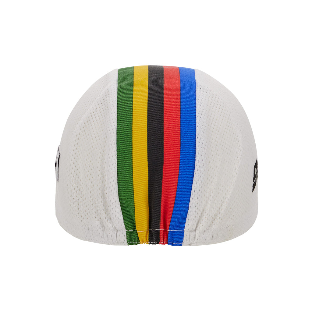 Santini UCI Official World Champion cycling cap, White, view 4.