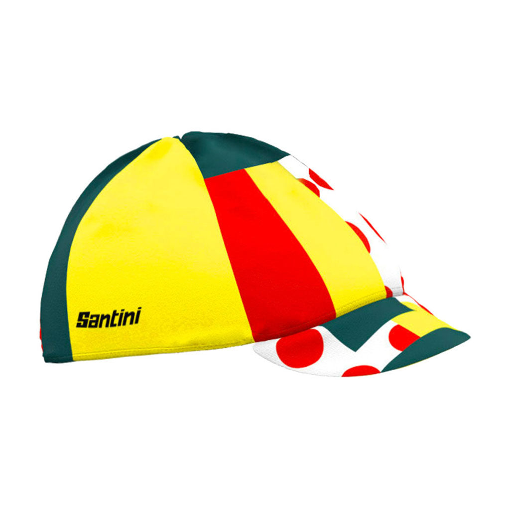 Santini Tour De France Maillot Jaune Combo cycling cap, view 5.