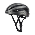 Lightweight dark grey road helmet for endurance riding