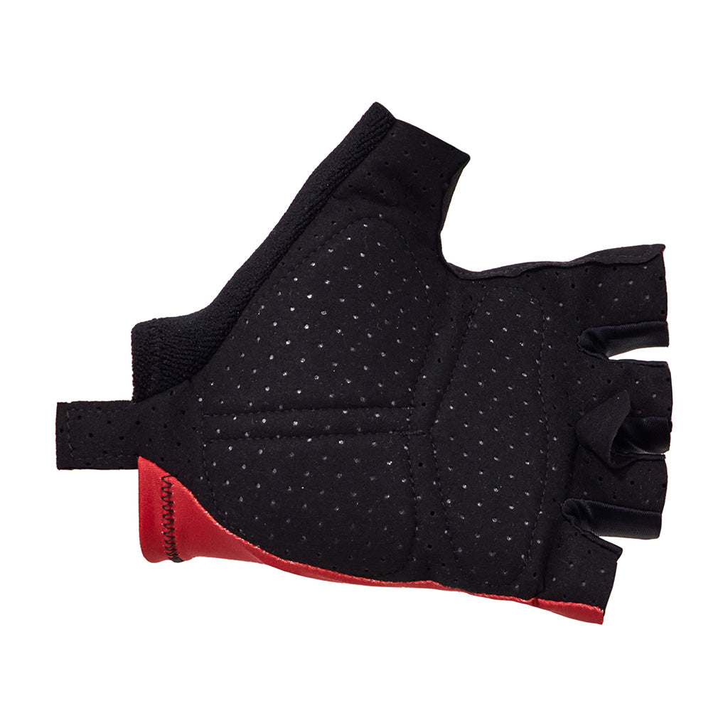 Santini Tour De France Grand Depart Lille cycling glove, palm view.