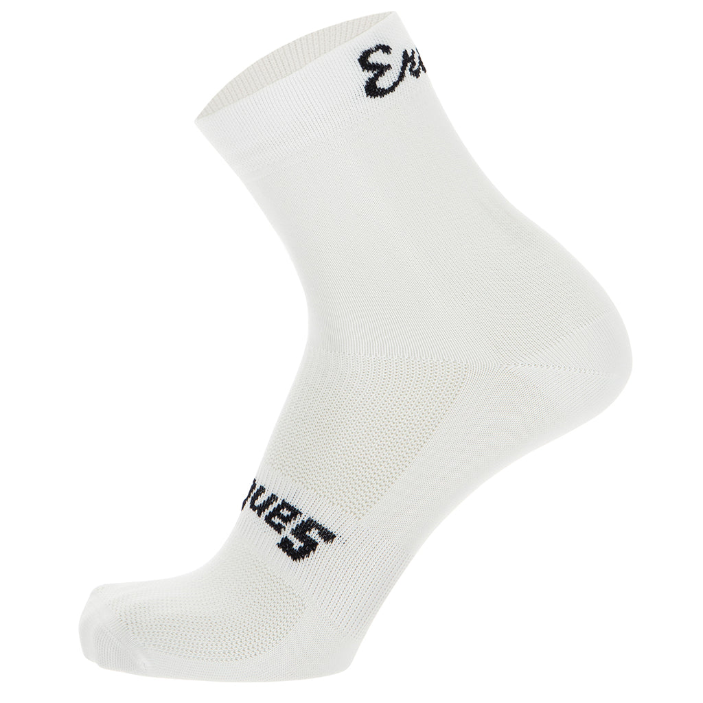 Santini Eroica socks, White, view 1.