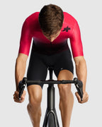 ASSOS EQUIPE RS Jersey S11 rear view with triple ramp pockets