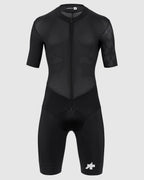 ASSOS Black EQUIPE RS S9 TARGA Roadsuit Front View