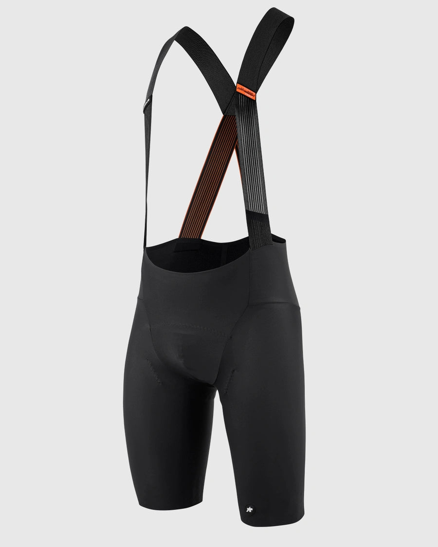 Lightweight ASSOS bib shorts with compression and airflow