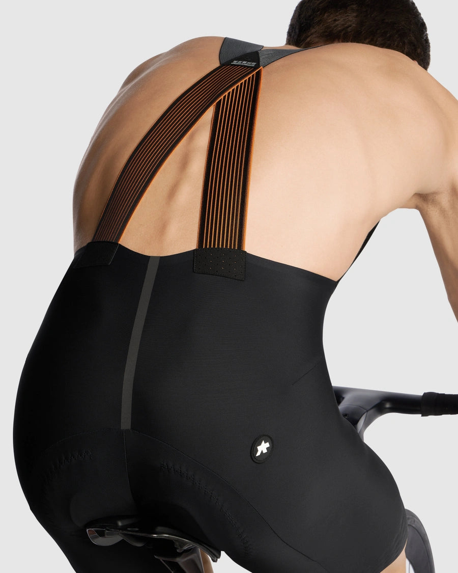 ASSOS aerodynamic cycling shorts with shock-absorb damping