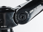 Rear derailleur mounted on the rear wheel of a red and black Author bicycle, model Vertigo 18