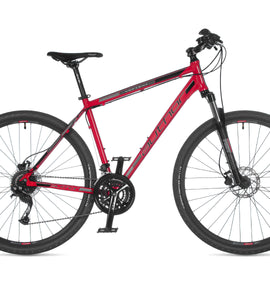 Author bicycle vertigo red/black - Size 20