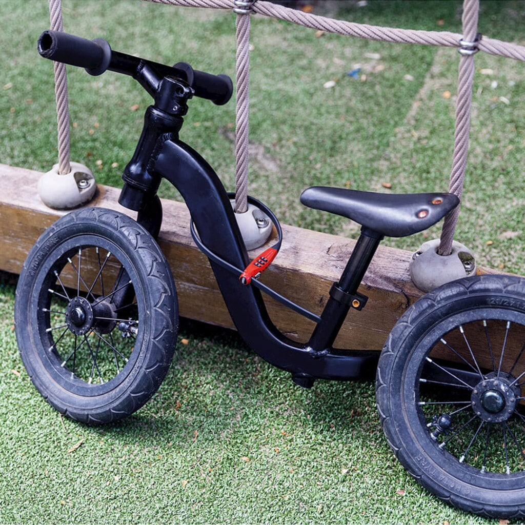 Abus cable lock with solid steel core