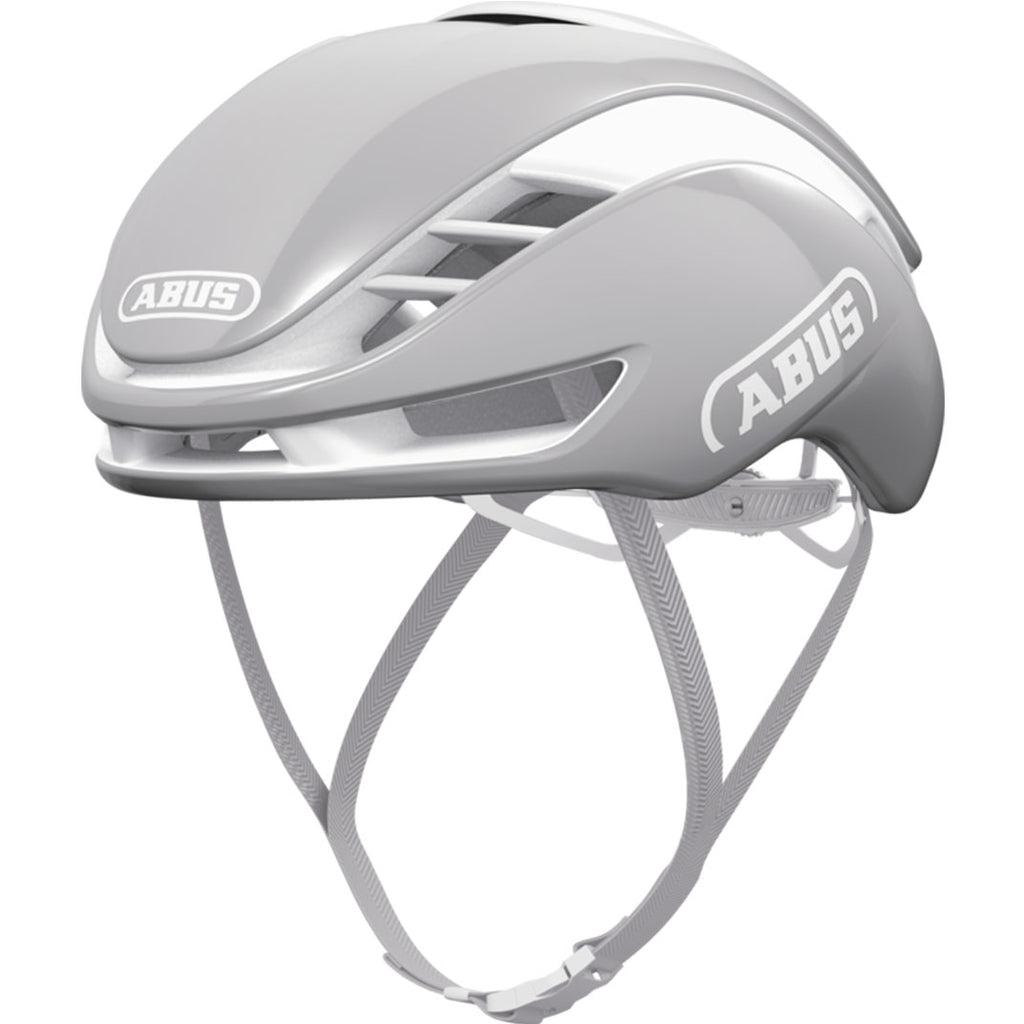 Abus GameChanger 2.0 racing helmet side profile Pure Grey