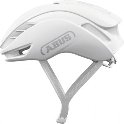 Abus aero road bike helmet Pure White side profile