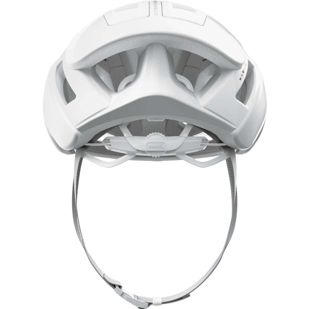 Abus GameChanger 2.0 Pure White aero helmet top view