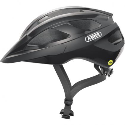 Abus Macator MIPS lightweight cycling helmet shiny black