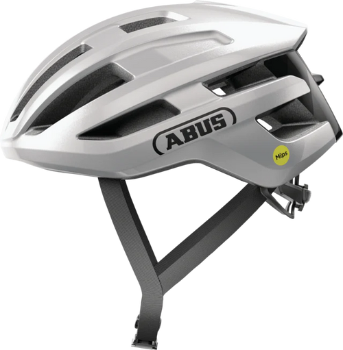 Abus Powerdome MIPS road cycling helmet Gleam Silver