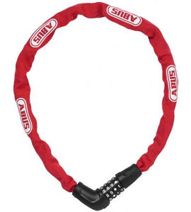 Abus Steel-O-Chain 5805C/75 Chain Lock-Red