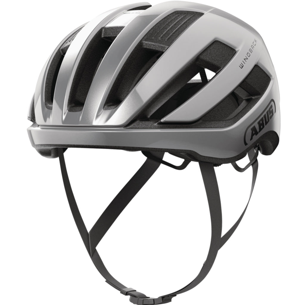 Abus Wingback Gleam Silver front view minimalist design