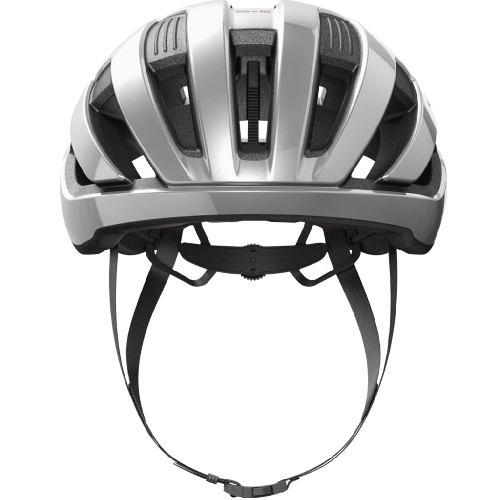 Abus Wingback cycling helmet with stitched aerodynamic straps