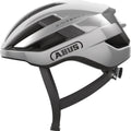 Abus Wingback Gleam Silver side profile with deep ventilation channels