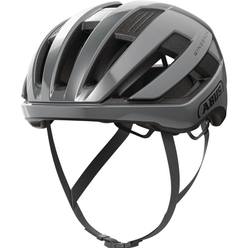 Abus Wingback in-mould PC EPS cycling helmet in Race Grey
