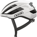 Abus Wingback Shiny White side profile with ventilation channels