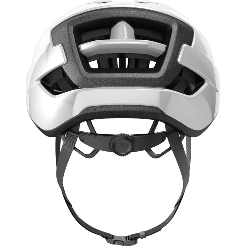 Abus Wingback road cycling helmet with stitched aerodynamic straps
