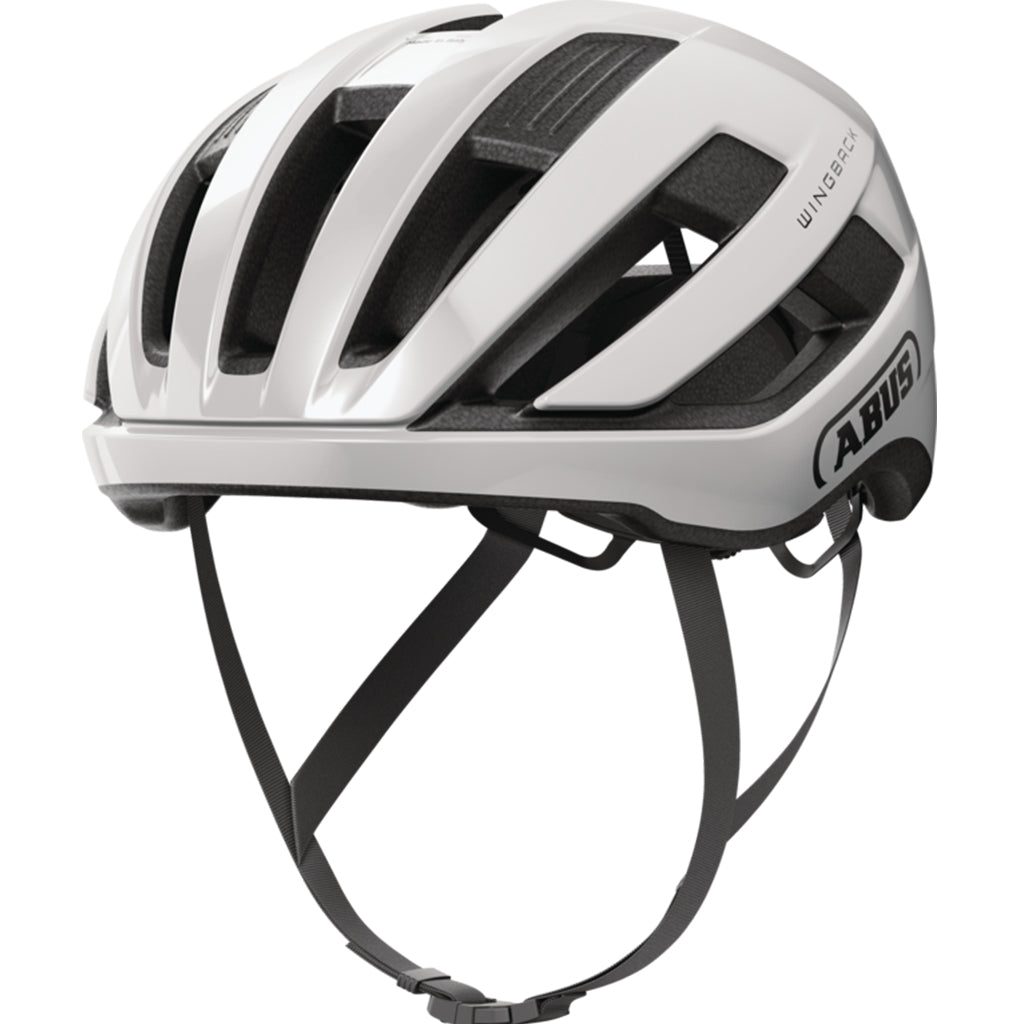Abus Wingback Shiny White front view minimalist design