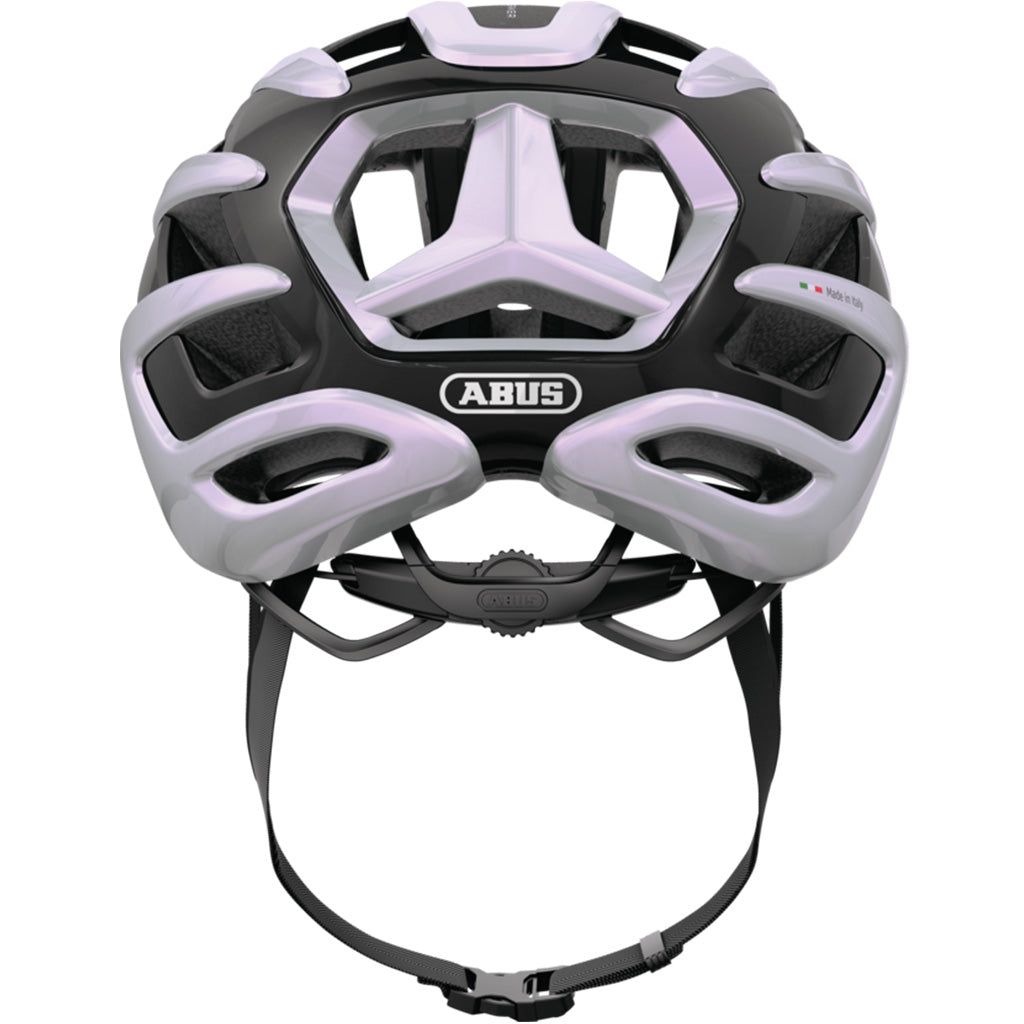 This lightweight purple helmet from Abus is a smart bicycle helmet designed for serious racers and long rides.

